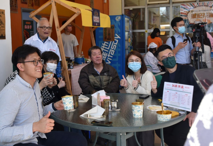 嘉賓對老友記的服務及食品質素讚不絕口