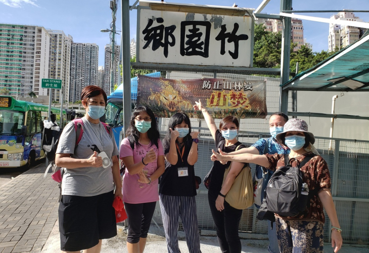 竹園鄉仍保留歷史中香港木屋區的模樣