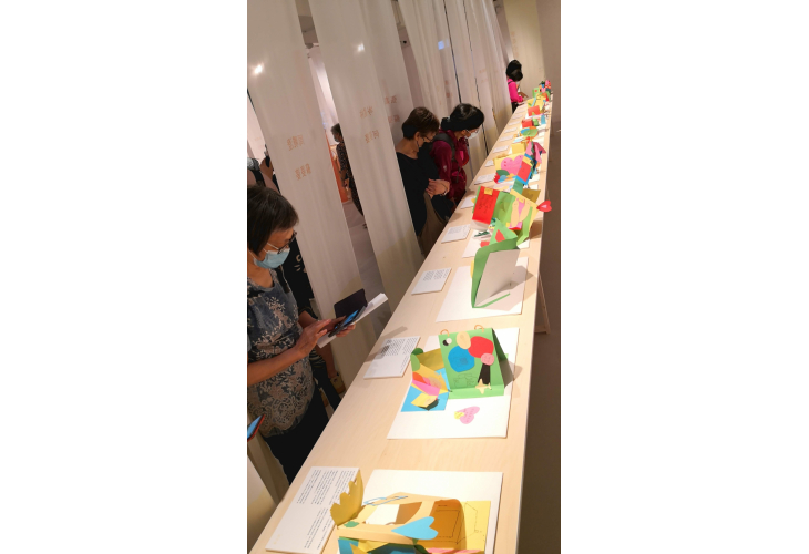 「生命說」成果展展出多名學生作品