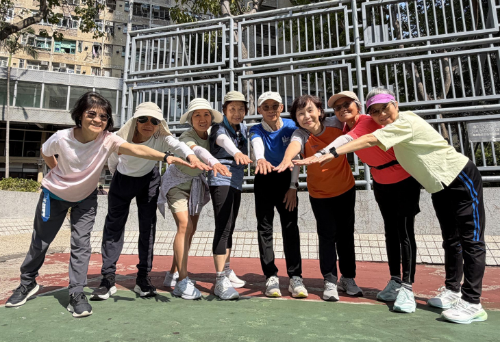 跑團成員會彼此鼓勵，互相打氣